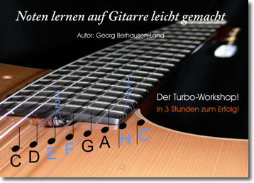 Noten lernen auf Gitarre leicht gemacht